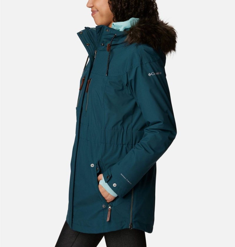 Turquoise Women's Columbia Payton Pass Interchange Coats | PTKDR-5602