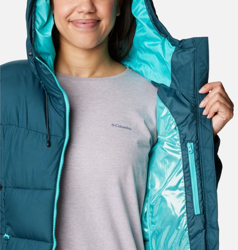 Turquoise Women's Columbia Pike Lake II Insulated Puffer Jacket | DGIBP-4253