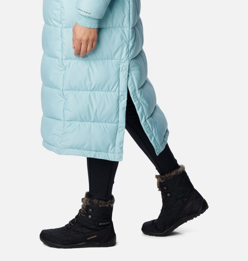 Turquoise Women's Columbia Pike Lake II Long Puffer Jacket | WCDQJ-3916