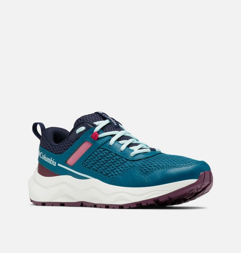 Turquoise Women's Columbia Plateau Sneakers | OSFYP-3705