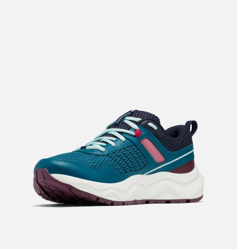 Turquoise Women's Columbia Plateau Sneakers | OSFYP-3705