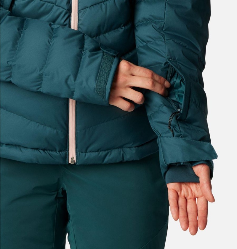 Turquoise Women's Columbia Roaring Fork Puffer Jacket | PIDER-5123