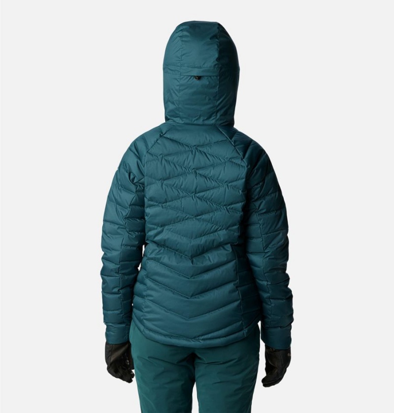 Turquoise Women's Columbia Roaring Fork Puffer Jacket | PIDER-5123