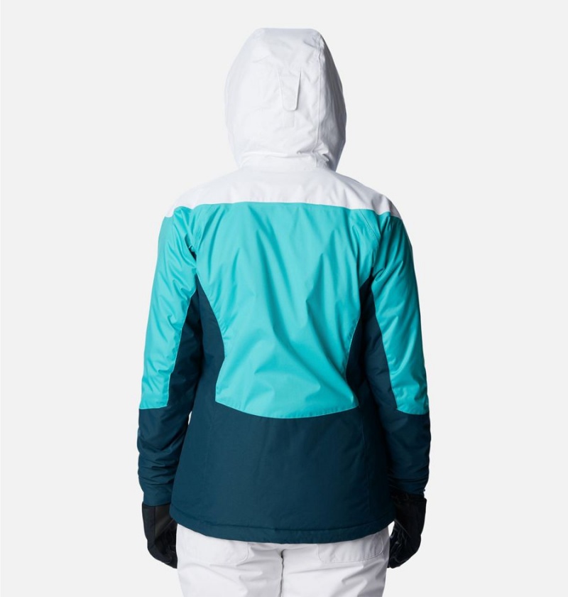 Turquoise Women's Columbia Rosie Run Insulated Ski Jacket | XDAIO-9063