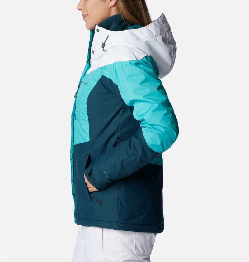 Turquoise Women's Columbia Rosie Run Insulated Ski Jacket | XDAIO-9063