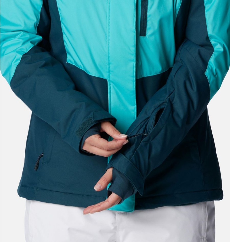 Turquoise Women's Columbia Rosie Run Insulated Ski Jacket | XDAIO-9063