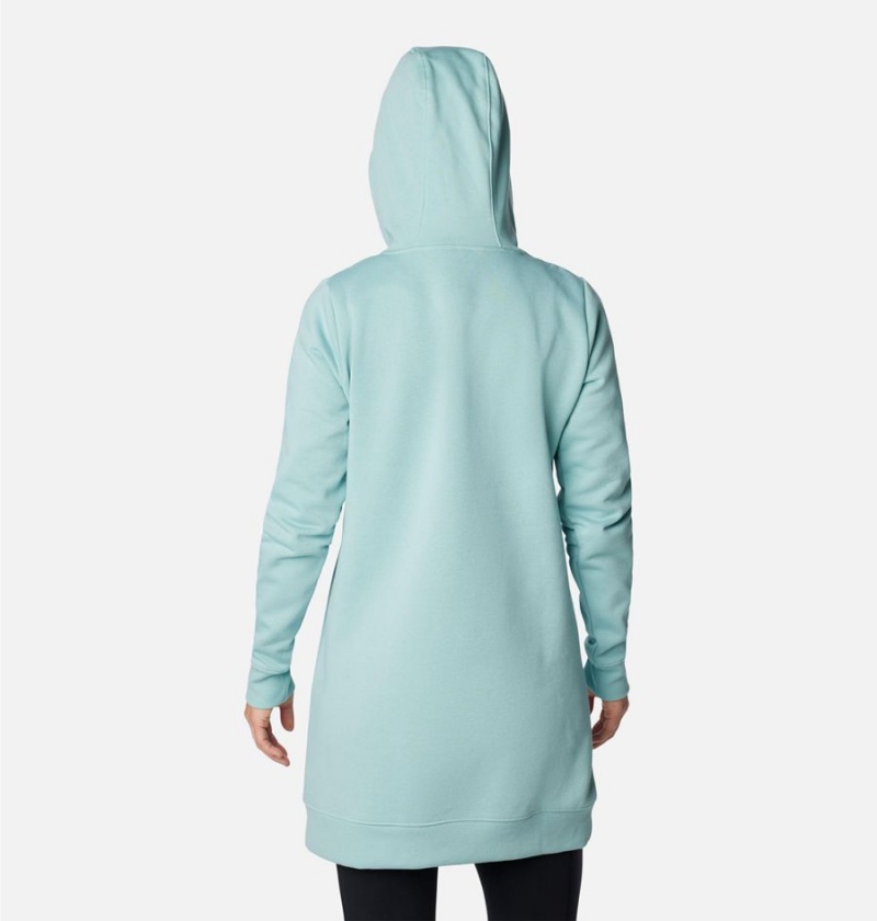 Turquoise Women's Columbia Rush Valley Long Hoodie | OXUGS-4679