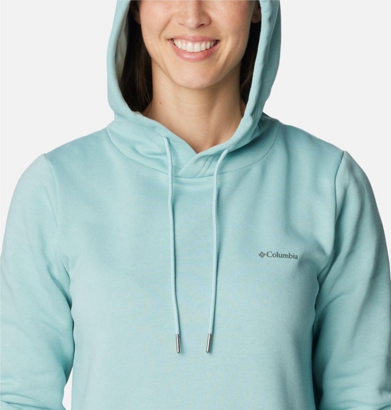 Turquoise Women's Columbia Rush Valley Long Hoodie | OXUGS-4679