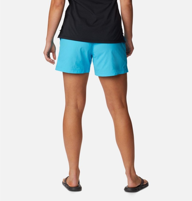 Turquoise Women's Columbia Sandy River Shorts | RPIUD-2948