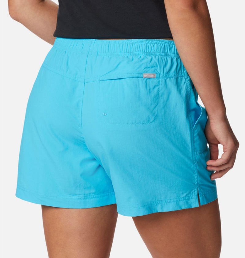 Turquoise Women's Columbia Sandy River Shorts | RPIUD-2948