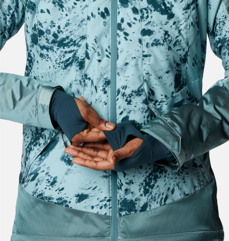 Turquoise Women's Columbia Sweet Shredder II Insulated Ski Jacket | HGLMT-7084