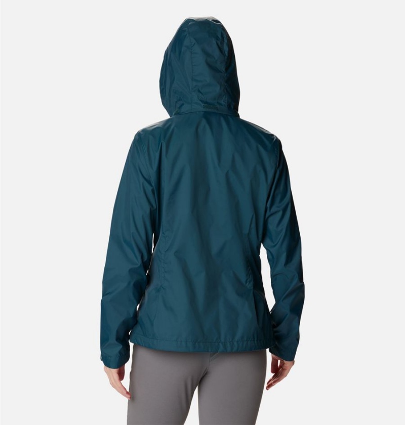 Turquoise Women's Columbia Switchback III Rain Jacket | ZOTJI-9348