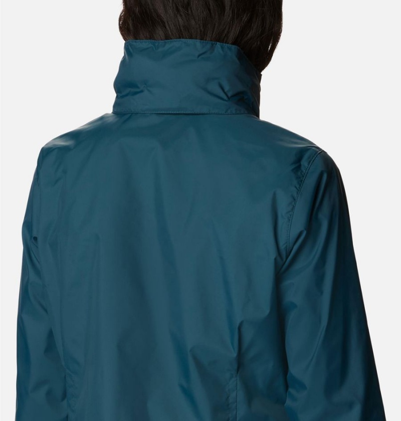 Turquoise Women's Columbia Switchback III Rain Jacket | ZOTJI-9348