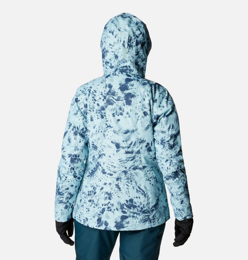 Turquoise Women's Columbia Whirlibird IV Interchange Ski Jacket | CXQIW-2139