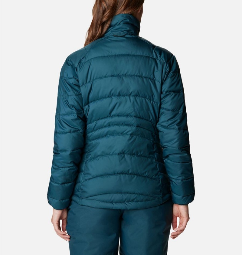 Turquoise Women's Columbia Whirlibird IV Interchange Ski Jacket | CXQIW-2139