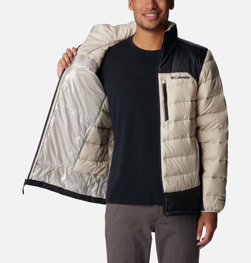 White Men's Columbia Autumn Park Insulated Puffer Jacket | USYPR-1645