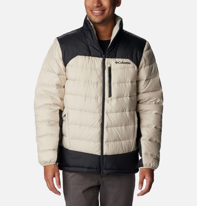 White Men\'s Columbia Autumn Park Insulated Puffer Jacket | USYPR-1645