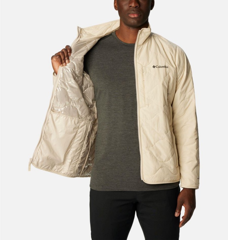 White Men's Columbia Birchwood Insulated Puffer Jacket | ANUSZ-4520