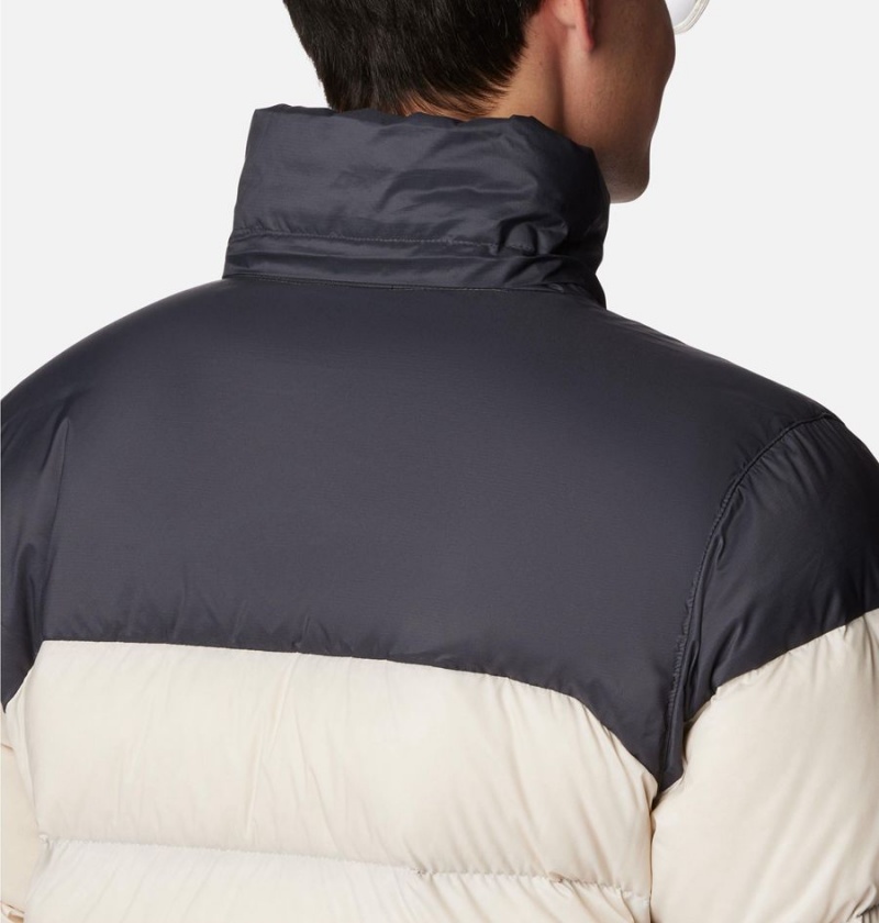 White Men's Columbia Bulo Point II Omni Heat Infinity Insulated Puffer Jacket | MNEZY-6973