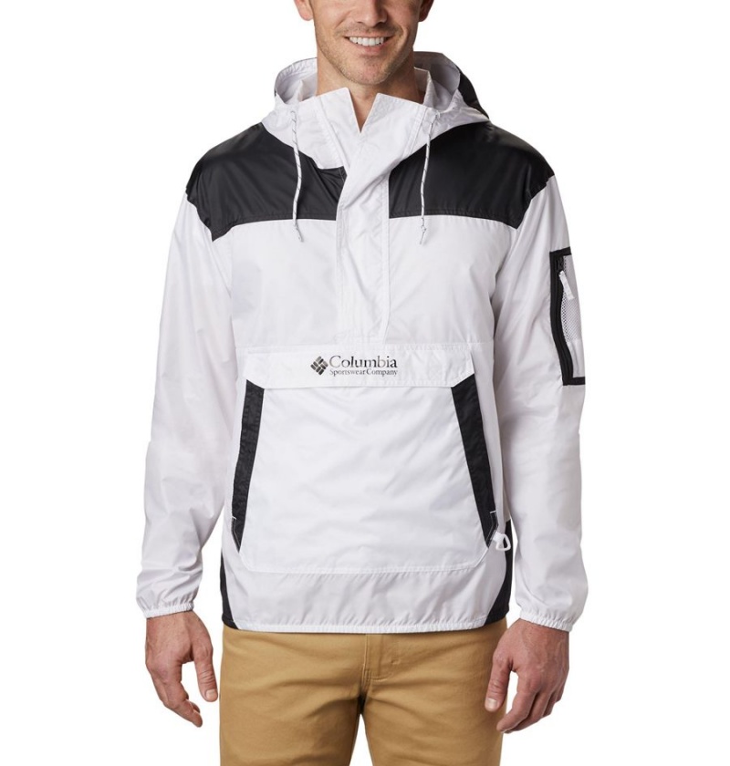 White Men\'s Columbia Challenger Windbreaker | XJSVR-6407