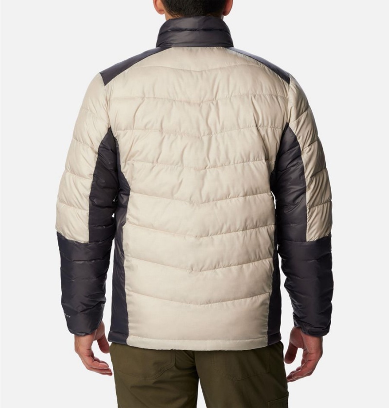 White Men's Columbia Labyrinth Loop Omni Heat Infinity Insulated Puffer Jacket | BDKQF-4079