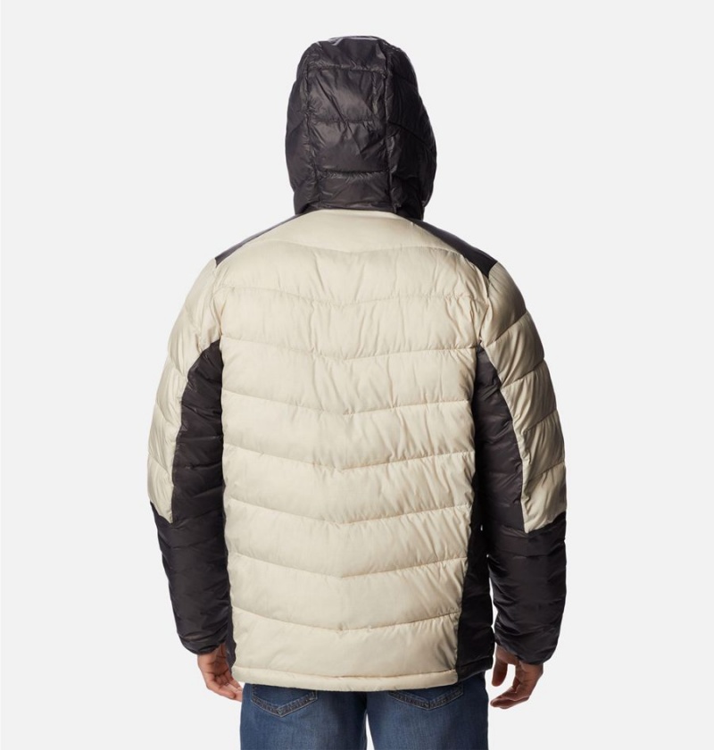 White Men's Columbia Labyrinth Loop Omni Heat Infinity Hooded Insulated Puffer Jacket | ILTEN-2801