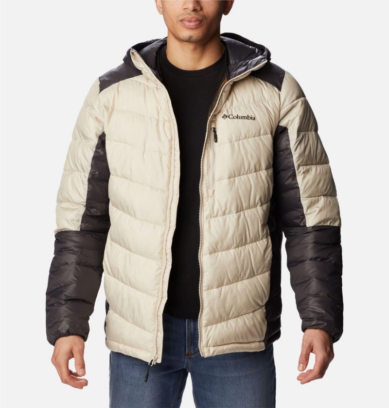 White Men's Columbia Labyrinth Loop Omni Heat Infinity Hooded Insulated Puffer Jacket | ILTEN-2801