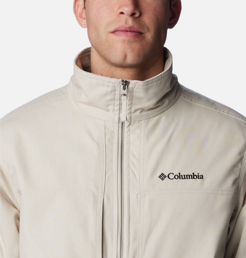 White Men's Columbia Loma Vista II Insulated Puffer Jacket | TFOIZ-3604