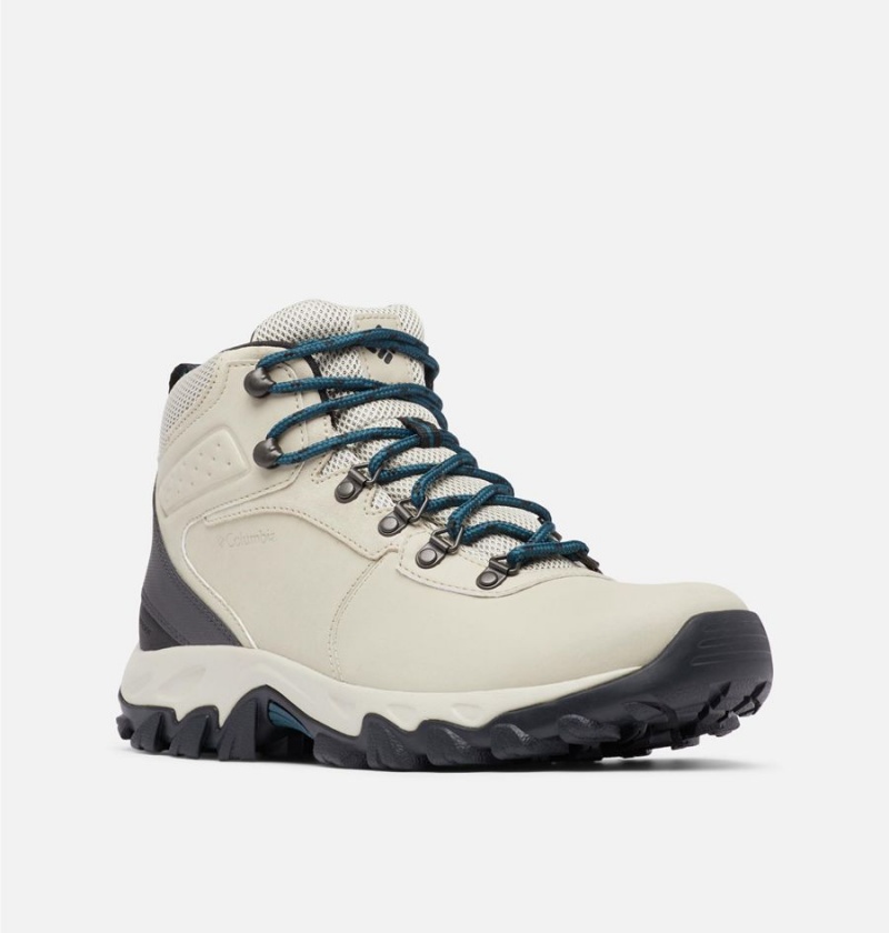 White Men's Columbia Newton Ridge Plus II Waterproof Boot Hiking Shoes | IWFJD-8364