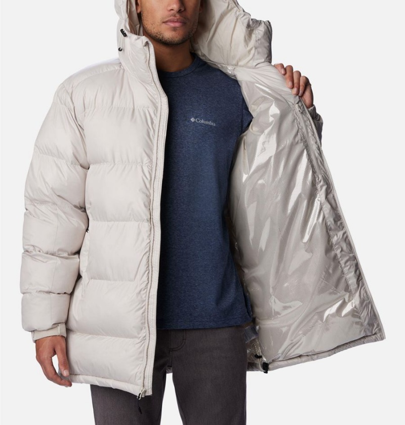 White Men's Columbia Pike Lake Parka Insulated Puffer Jacket | IDCTQ-9706