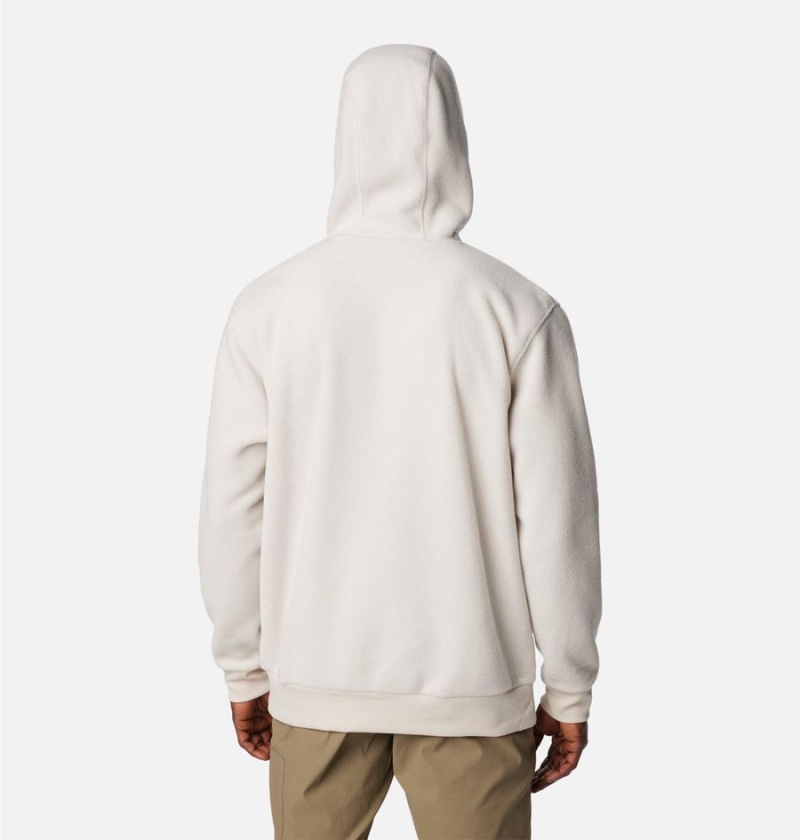 White Men's Columbia Steens Mountain Hoodie | LGXEV-8519