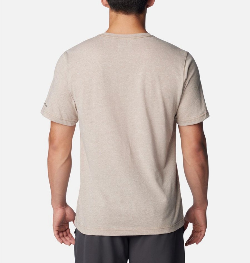 White Men's Columbia Thistletown Hills Pocket T-Shirt | PCSWD-8675