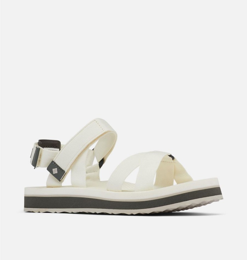 White Women's Columbia Alava Sandals | NELMH-6503