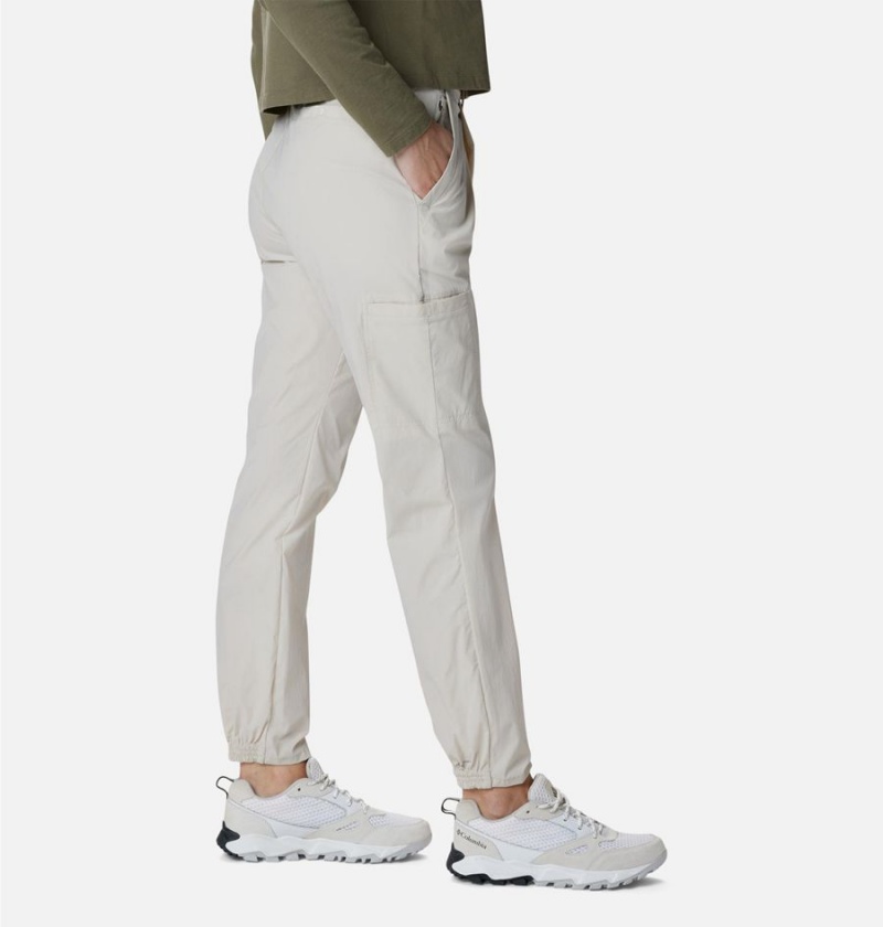 White Women's Columbia Boundless Trek Pleated Pants | VFSAQ-2863