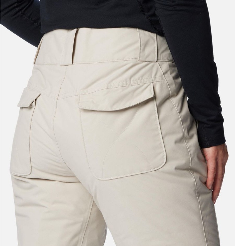 White Women's Columbia Bugaboo Omni Heat Insulated Ski Pants | HGICY-8947