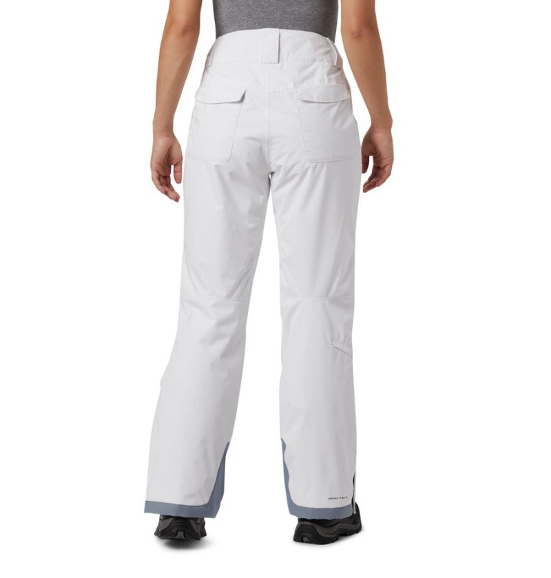 White Women's Columbia Bugaboo Omni Heat Insulated Ski Pants | WNCZS-8539