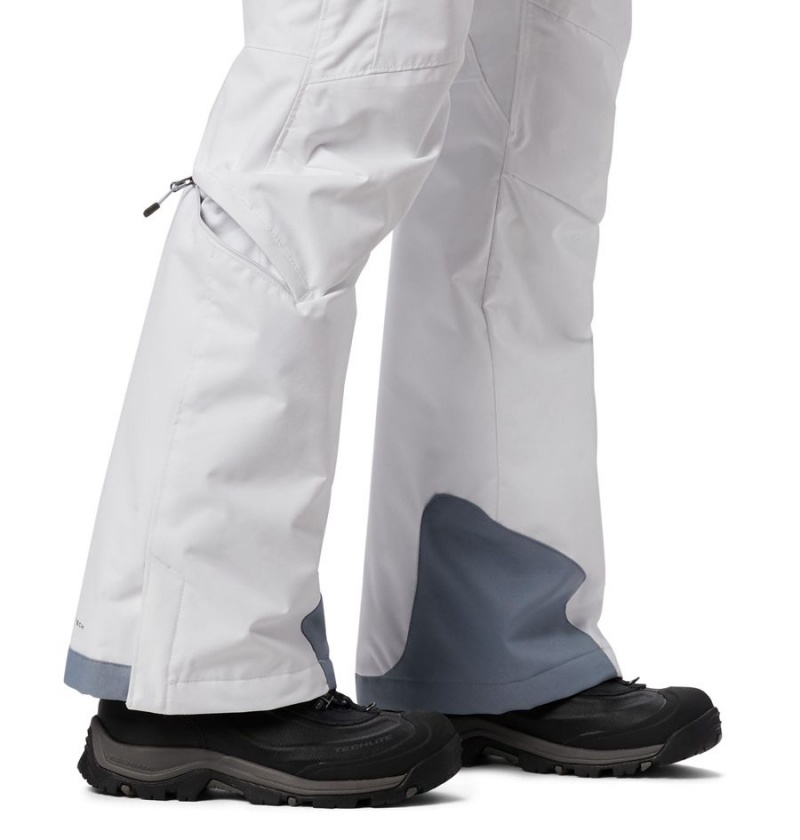 White Women's Columbia Bugaboo Omni Heat Insulated Ski Pants | WNCZS-8539