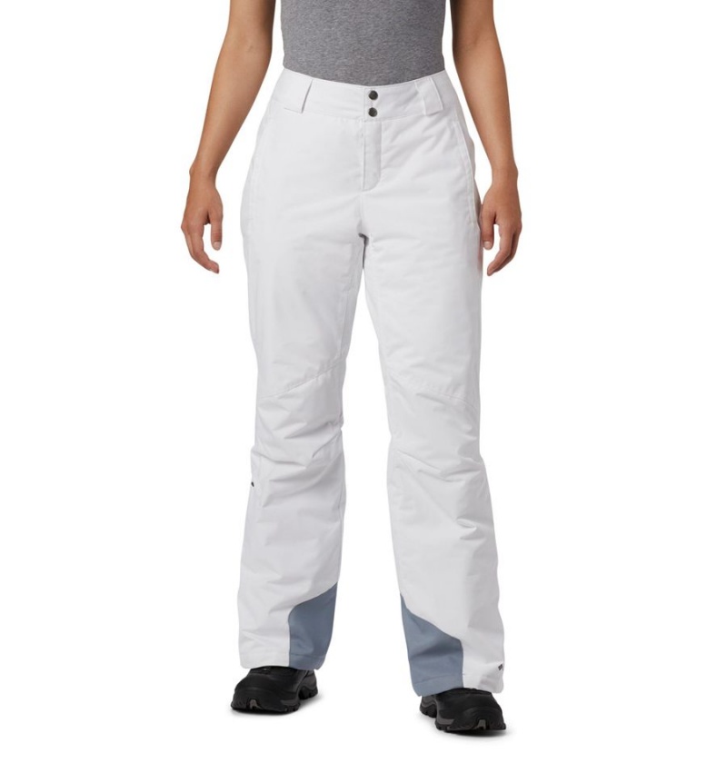 White Women\'s Columbia Bugaboo Omni Heat Insulated Ski Pants | WNCZS-8539