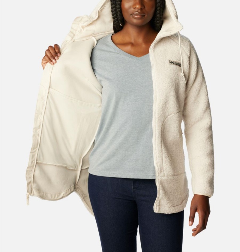 White Women's Columbia CSC Sherpa Fleece Jacket | PYWLE-0837