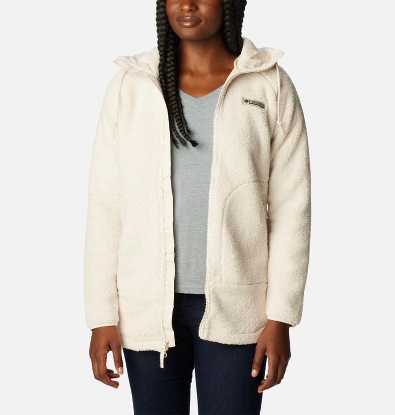 White Women's Columbia CSC Sherpa Fleece Jacket | PYWLE-0837