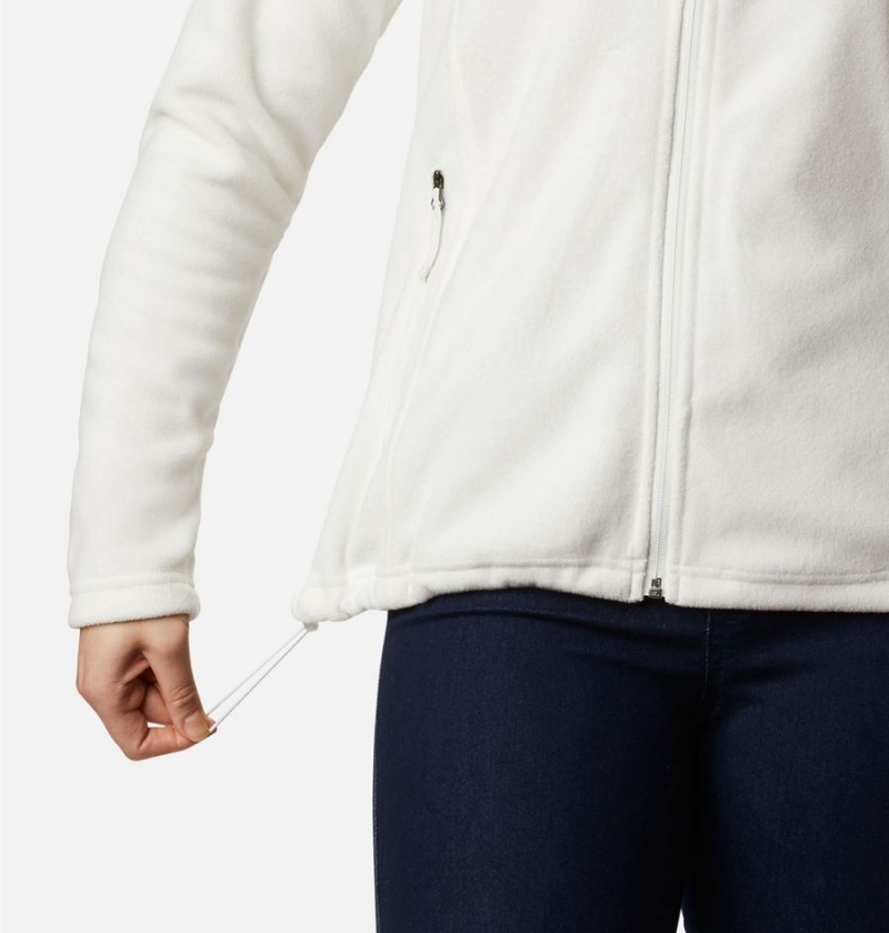 White Women's Columbia Fast Trek II Fleece Jacket | GHDUS-2536