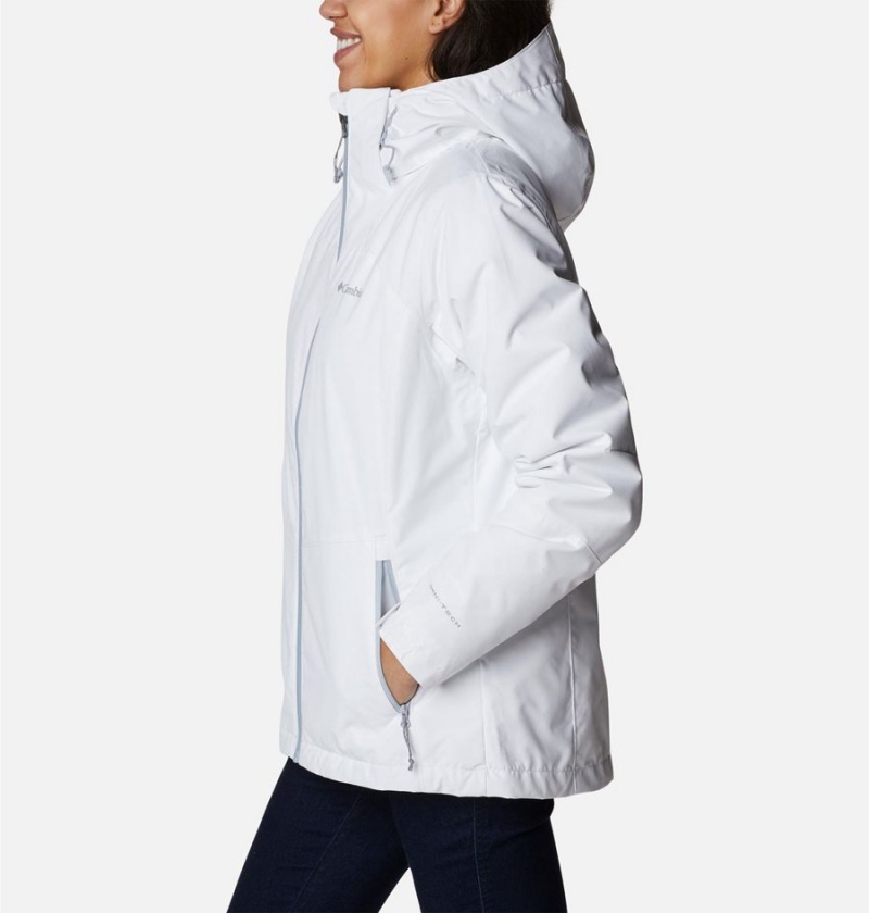 White Women's Columbia Gulfport Interchange 3 In 1 Jackets | KCMBQ-7460