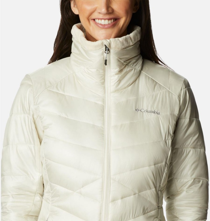 White Women's Columbia Joy Peak Insulated Puffer Jacket | XLZPN-4208