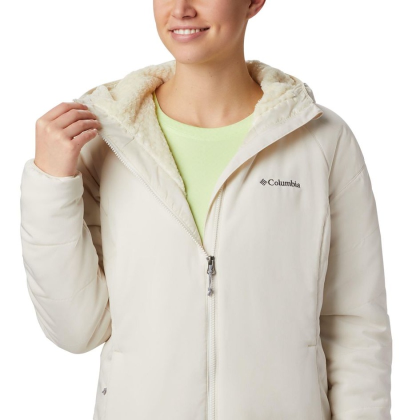 White Women's Columbia Kruser Ridge II Plush Softshell Jackets | EZNHF-2197