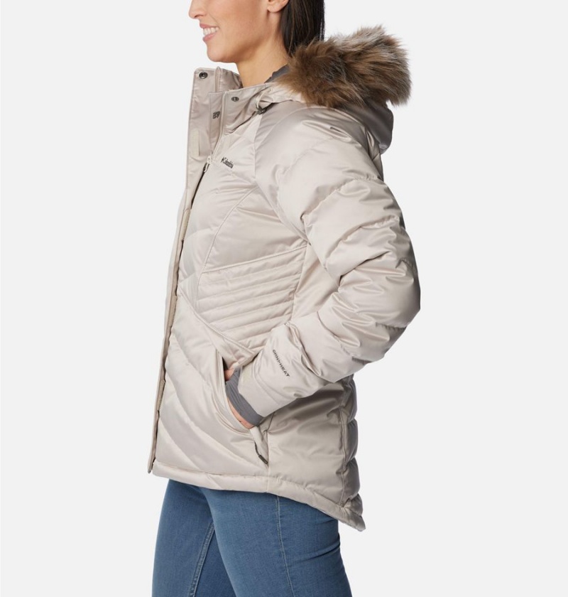 White Women's Columbia Lay D III Puffer Jacket | NCRZL-1085