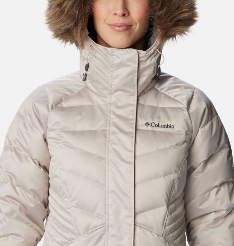 White Women's Columbia Lay D III Puffer Jacket | NCRZL-1085