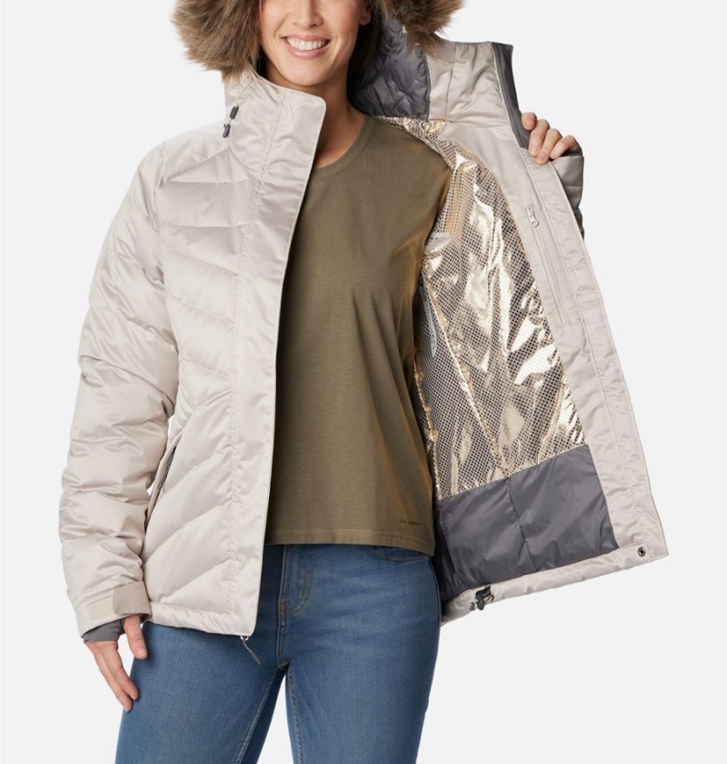 White Women's Columbia Lay D III Puffer Jacket | NCRZL-1085