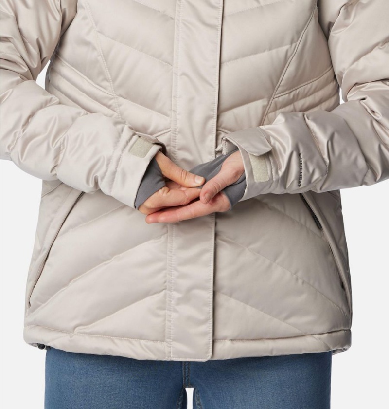 White Women's Columbia Lay D III Puffer Jacket | NCRZL-1085