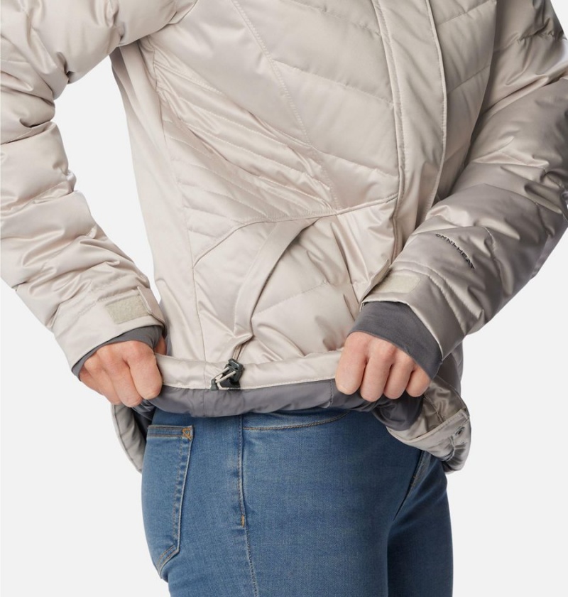 White Women's Columbia Lay D III Puffer Jacket | NCRZL-1085