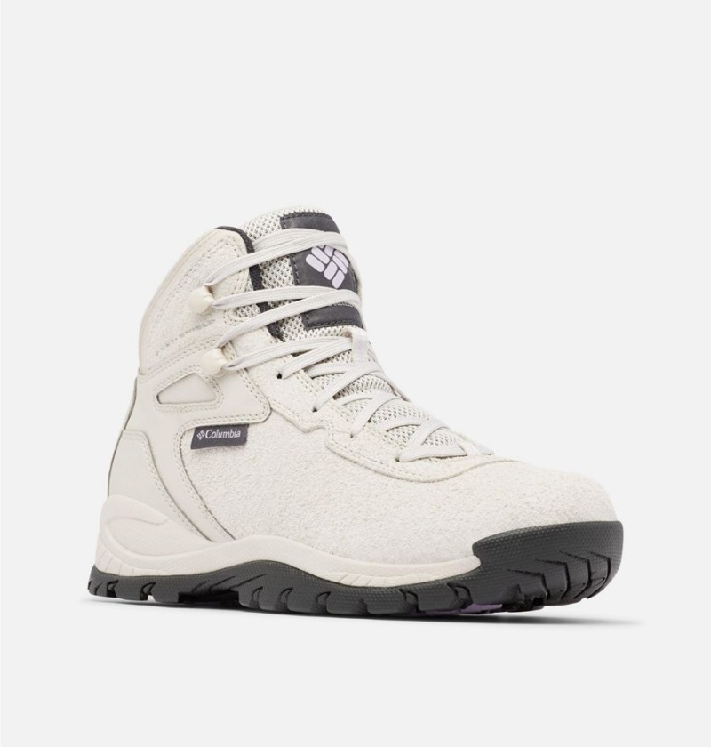 White Women's Columbia Newton Ridge BC Boot Hiking Shoes | ZSPEQ-4065